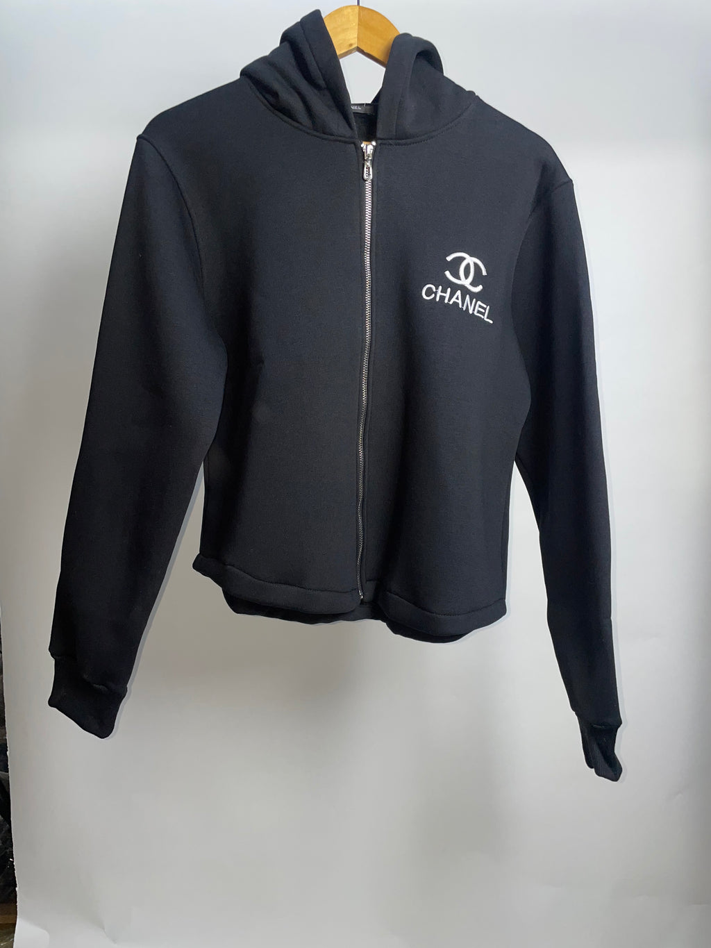 CHANEL Cropped Hoodie