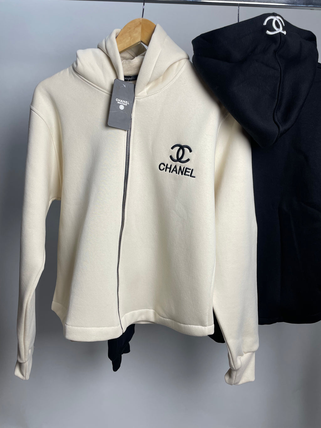 CHANEL Cropped Hoodie