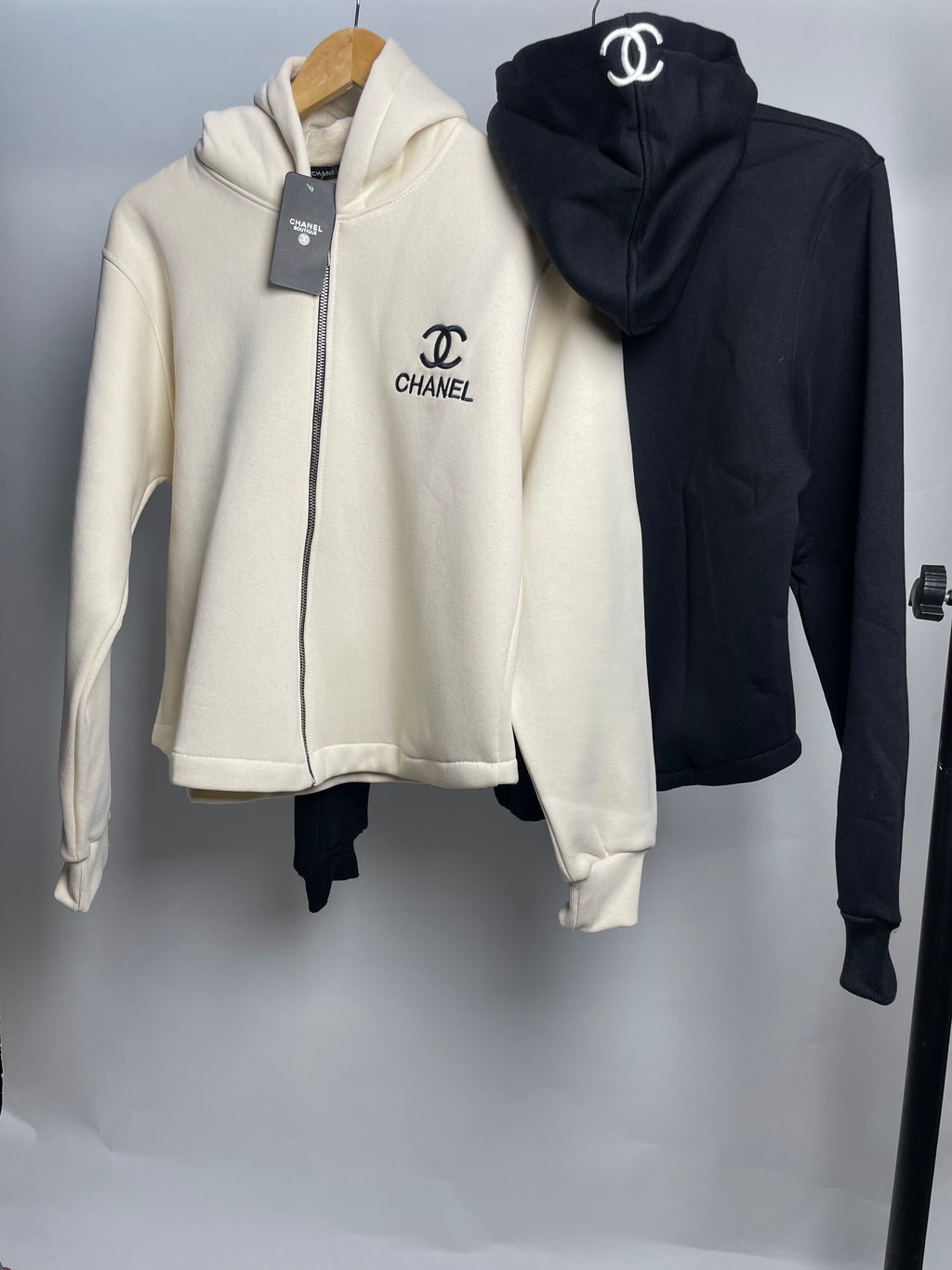 CHANEL Cropped Hoodie