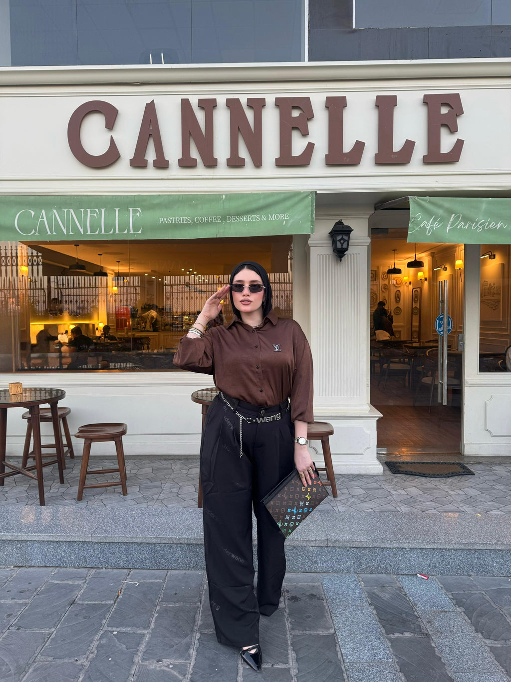Mocha Luxe Satin Shirt