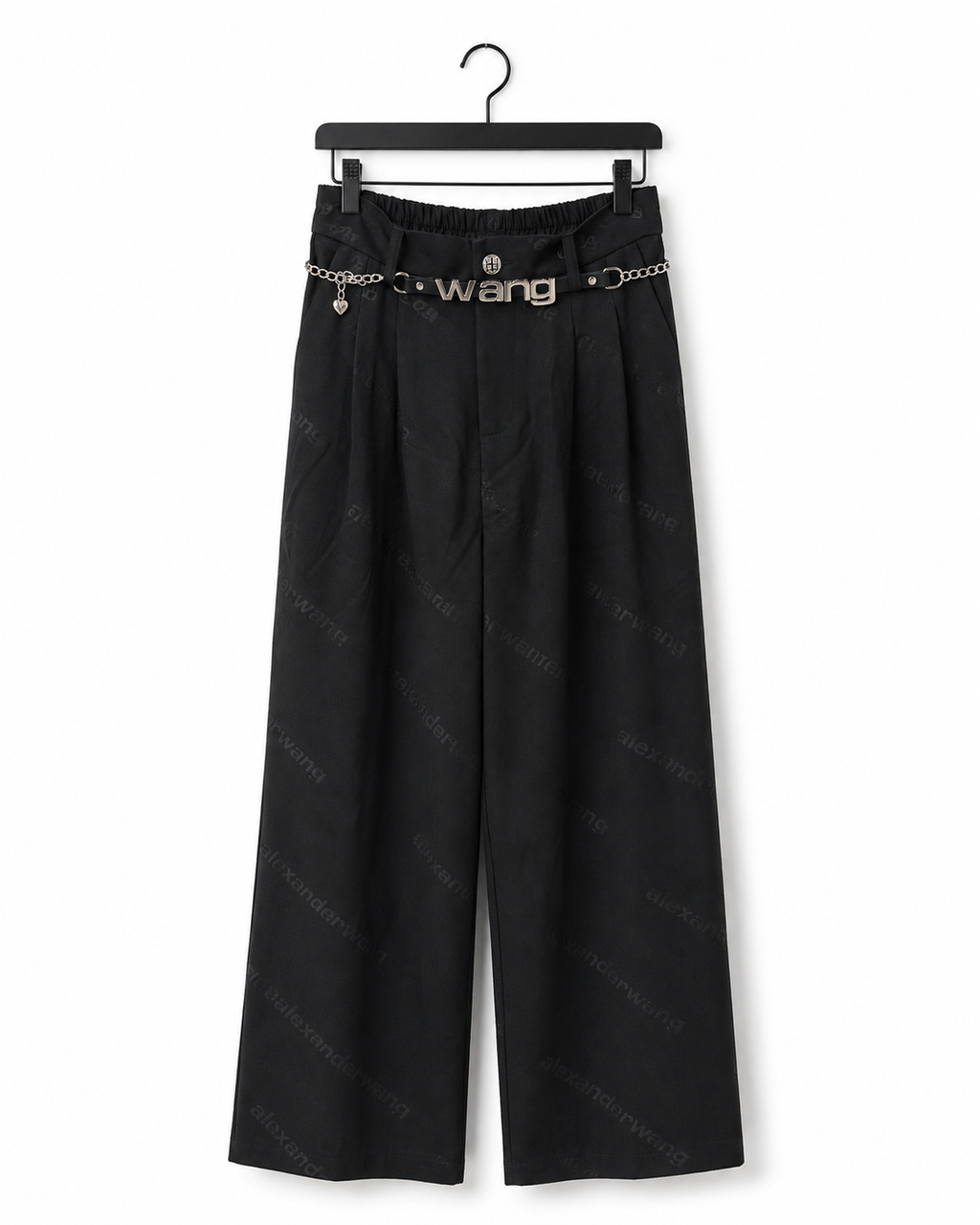 Black Wide-Leg Pants