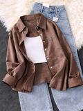 Monaco Luxe Satin Shirt – Mocha