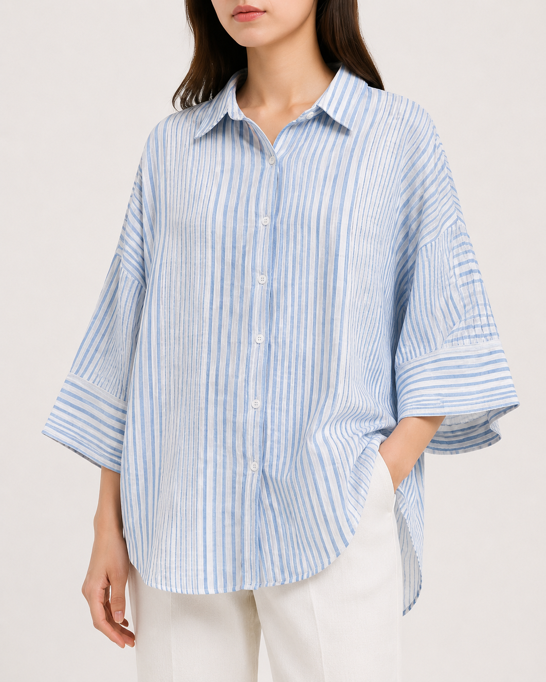Striped Oversized Shirt