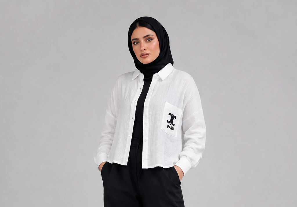 شميز  celine  تطريز