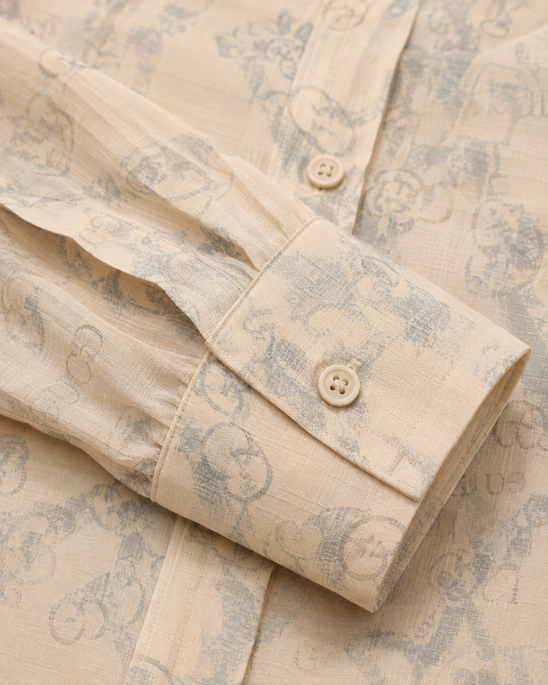 Signature Print Oversized Shirt