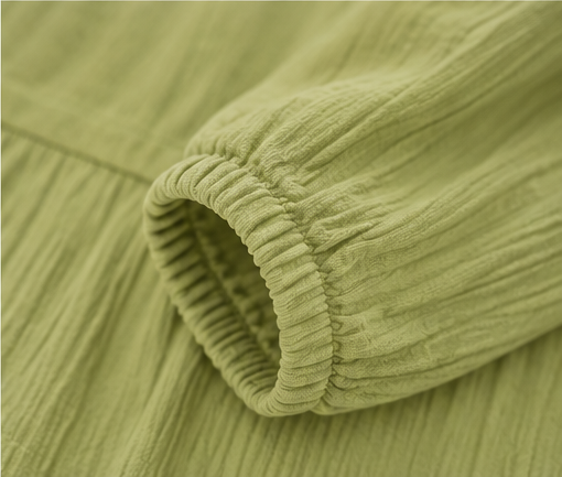Olive Tie-Front Relaxed Set
