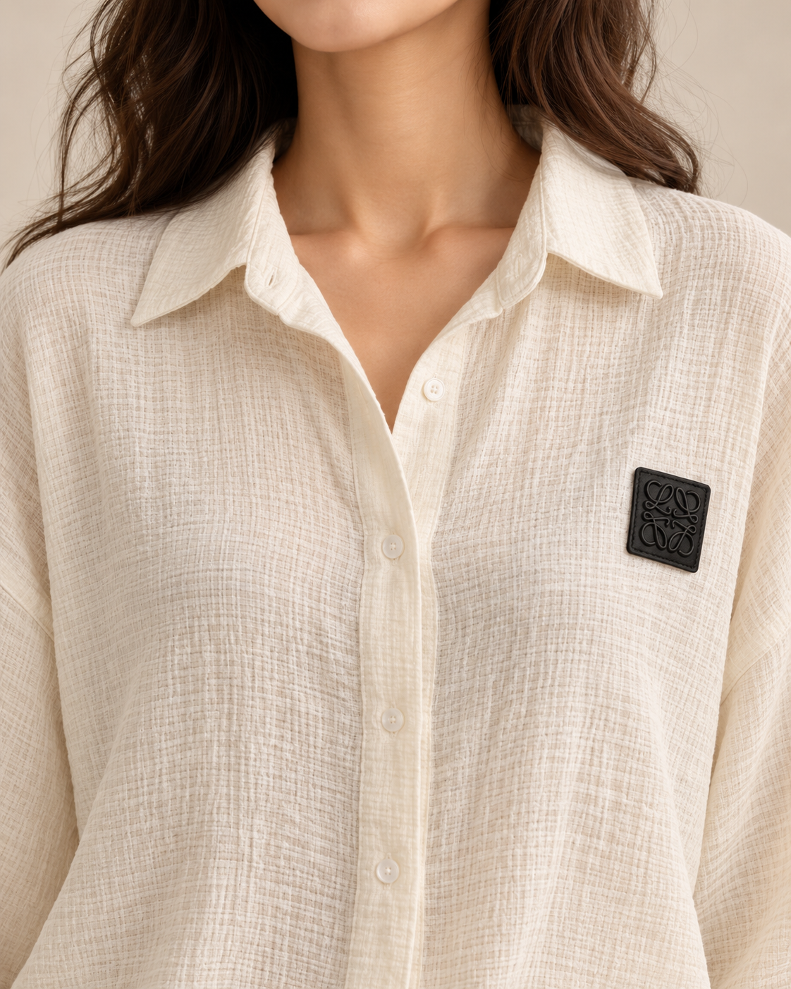 Baby yellow Linen Casual Shirt & Wide-Leg Pants Set