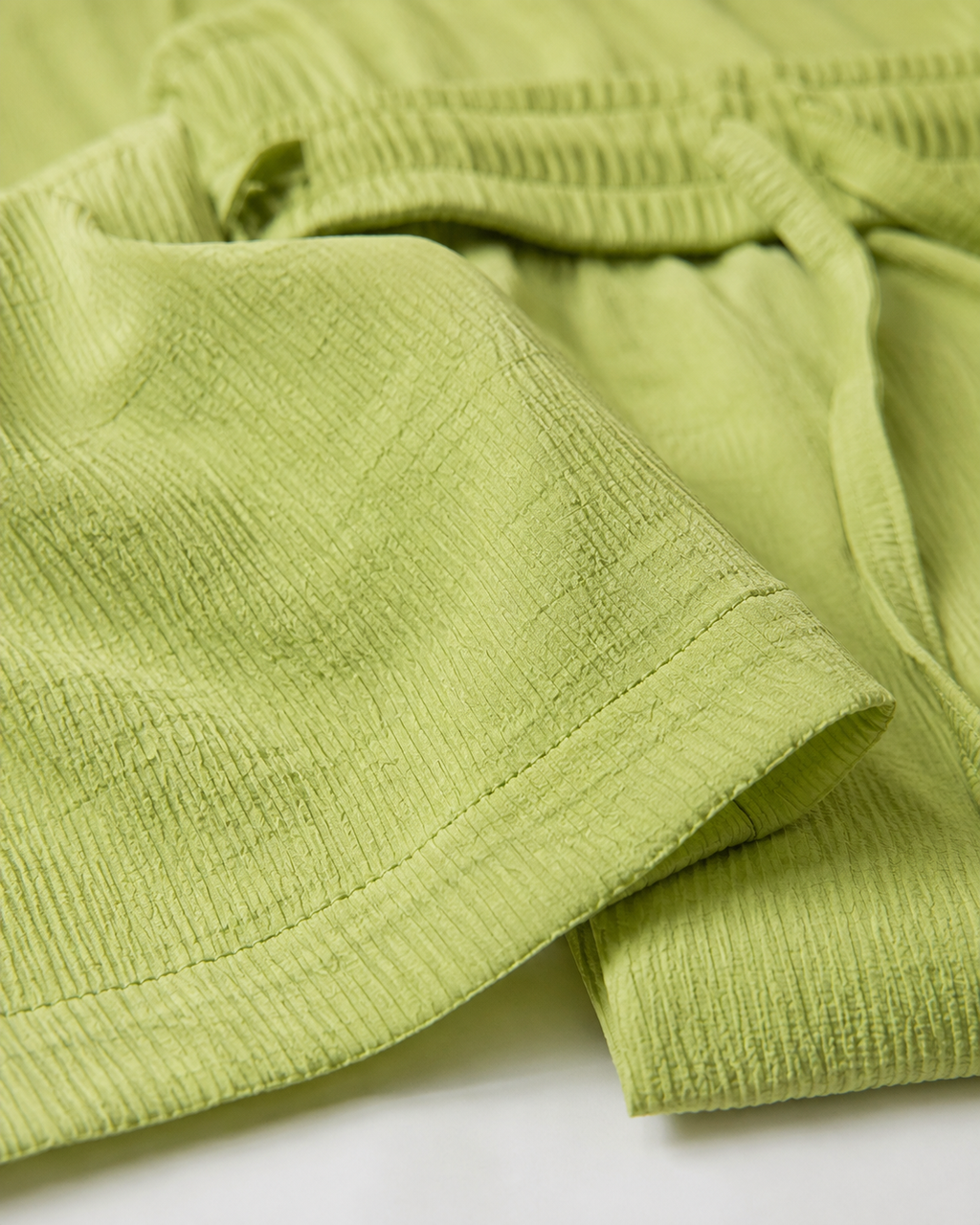 Olive Tie-Front Relaxed Set