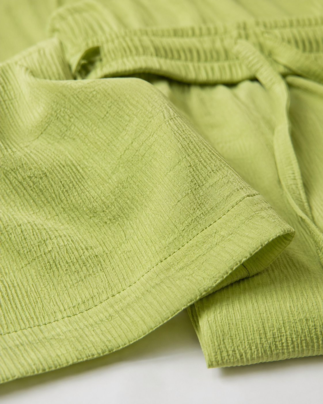 Olive Tie-Front Relaxed Set