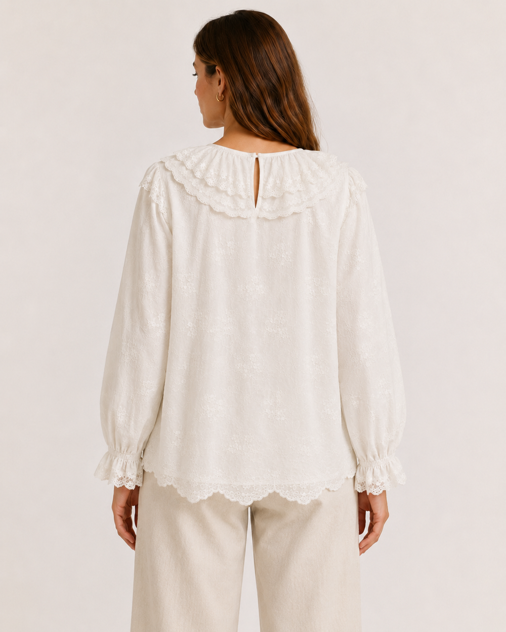 Embroidered Garden Lace Blouse