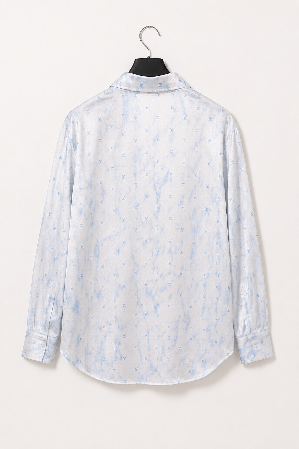 Louis Vuitton Monogram Satin Shirt – Ice Blue