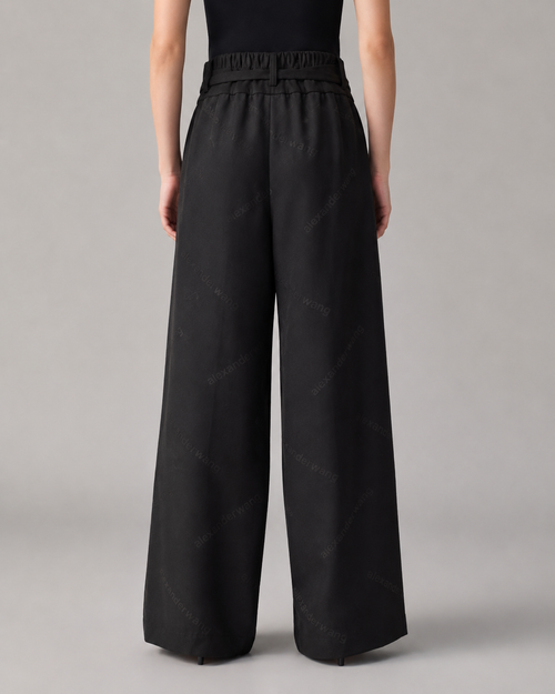 Black Wide-Leg Pants