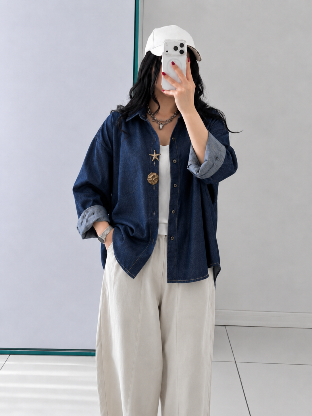شميز  jeans
