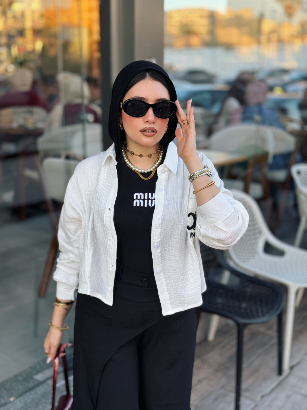 شميز  celine  تطريز