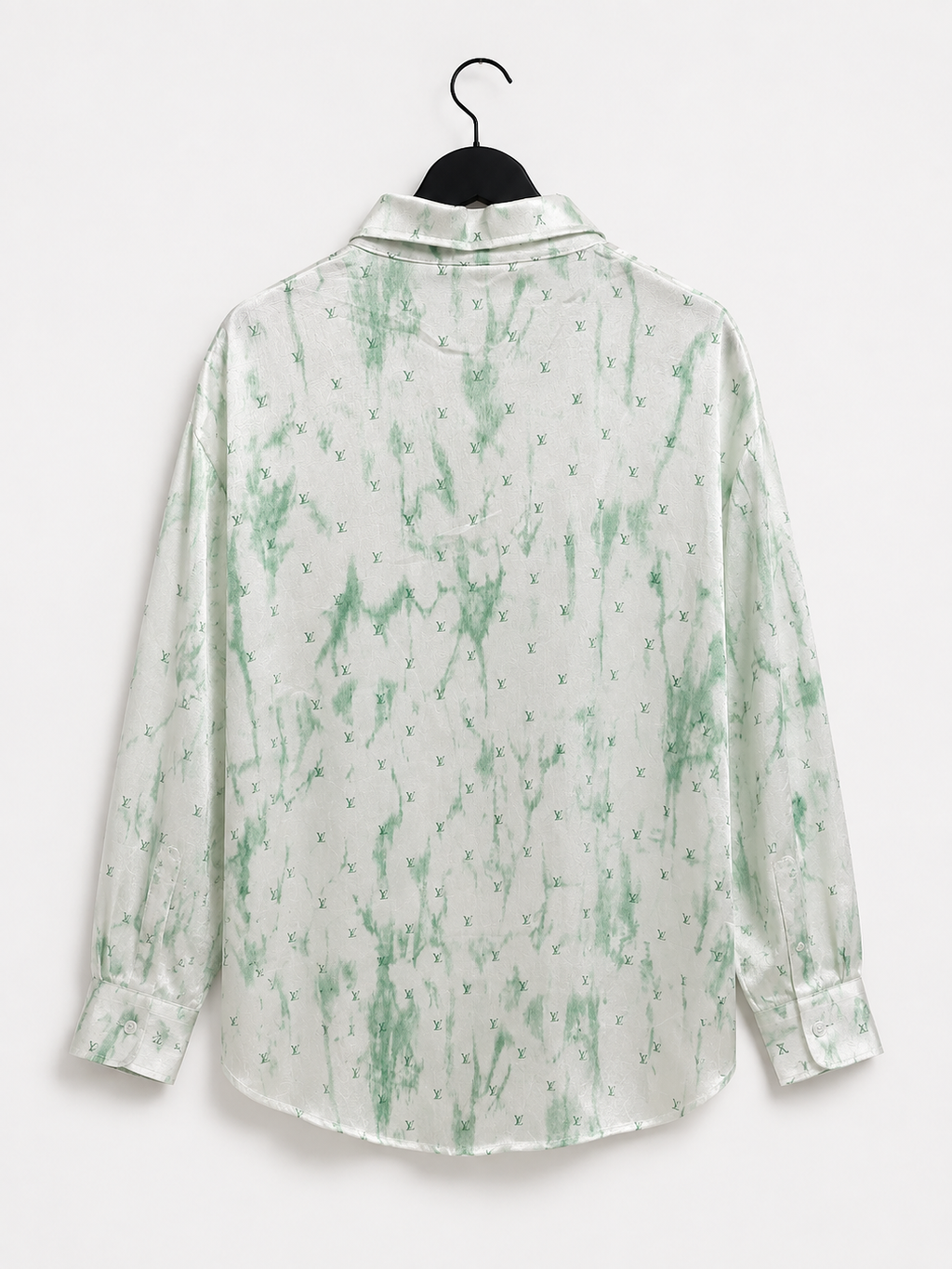 Louis Vuitton Monogram Satin Shirt – Ice Blue