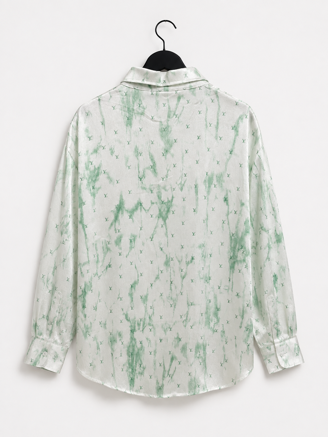 Louis Vuitton Monogram Satin Shirt – Ice Blue