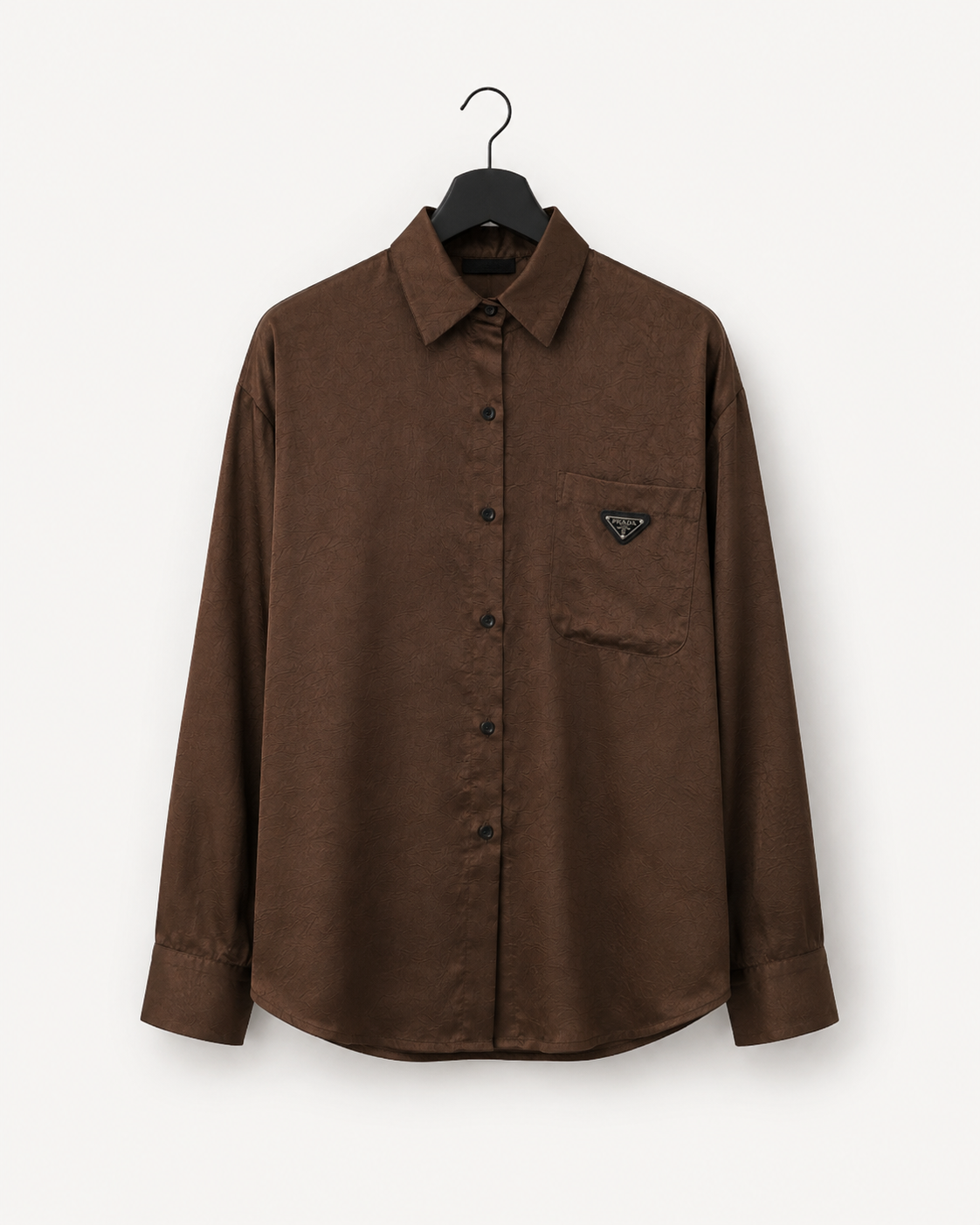 PRADA Satin Oversized Shirt