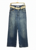Denim wide leg