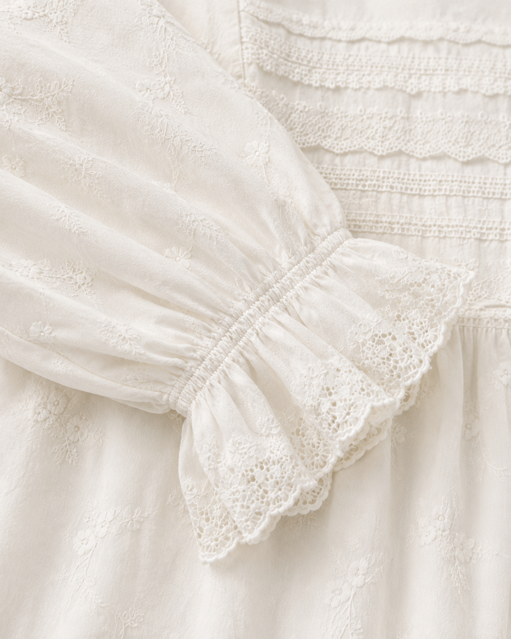 Embroidered Garden Lace Blouse
