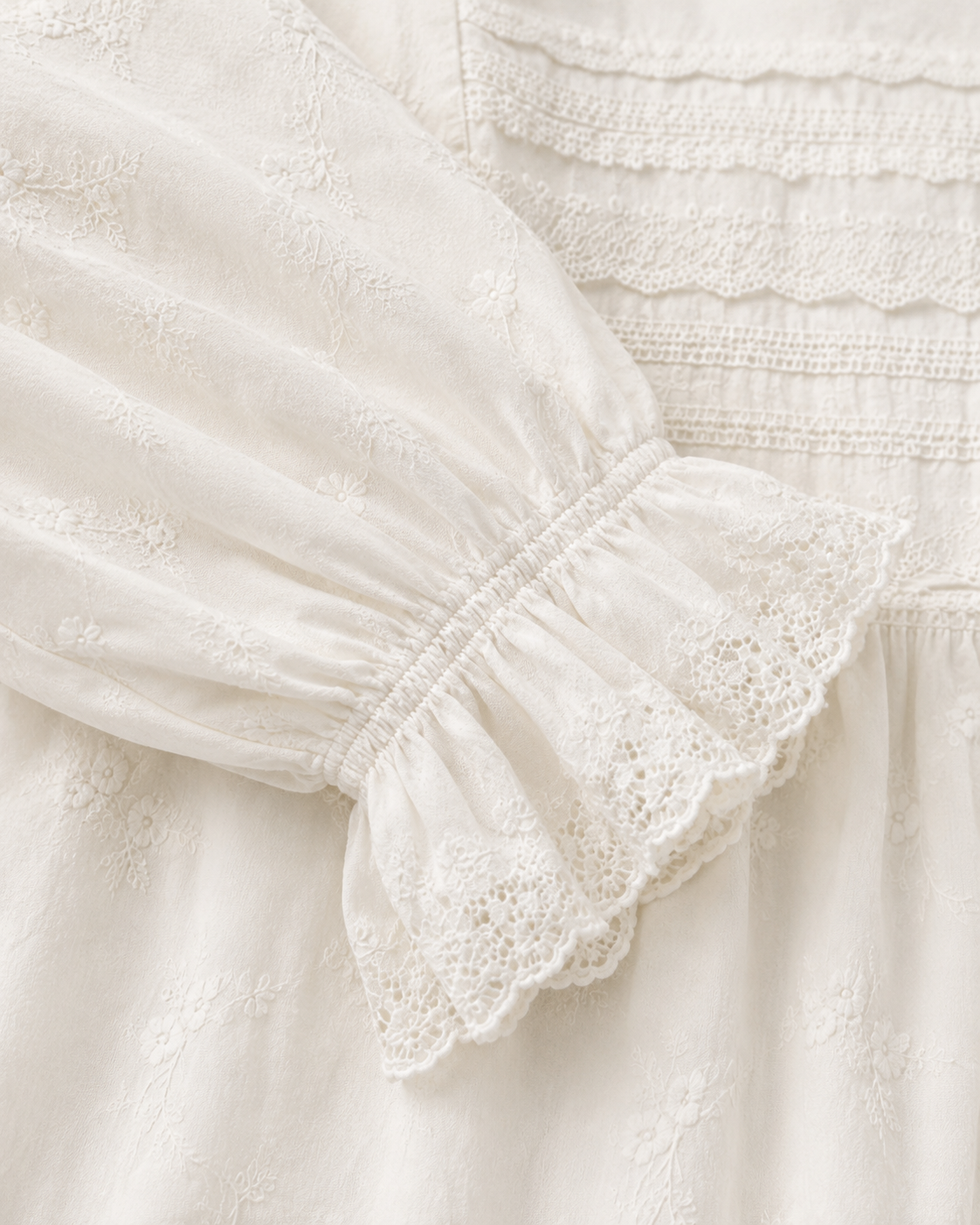 Embroidered Garden Lace Blouse