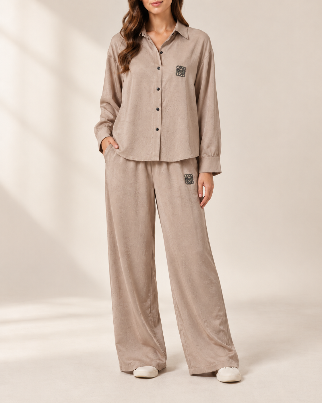 Liora Textured Two-Piece Set