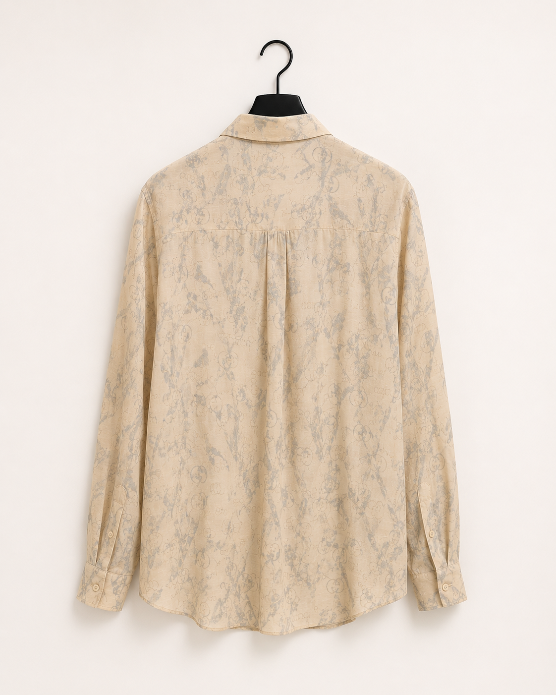 Signature Print Oversized Shirt