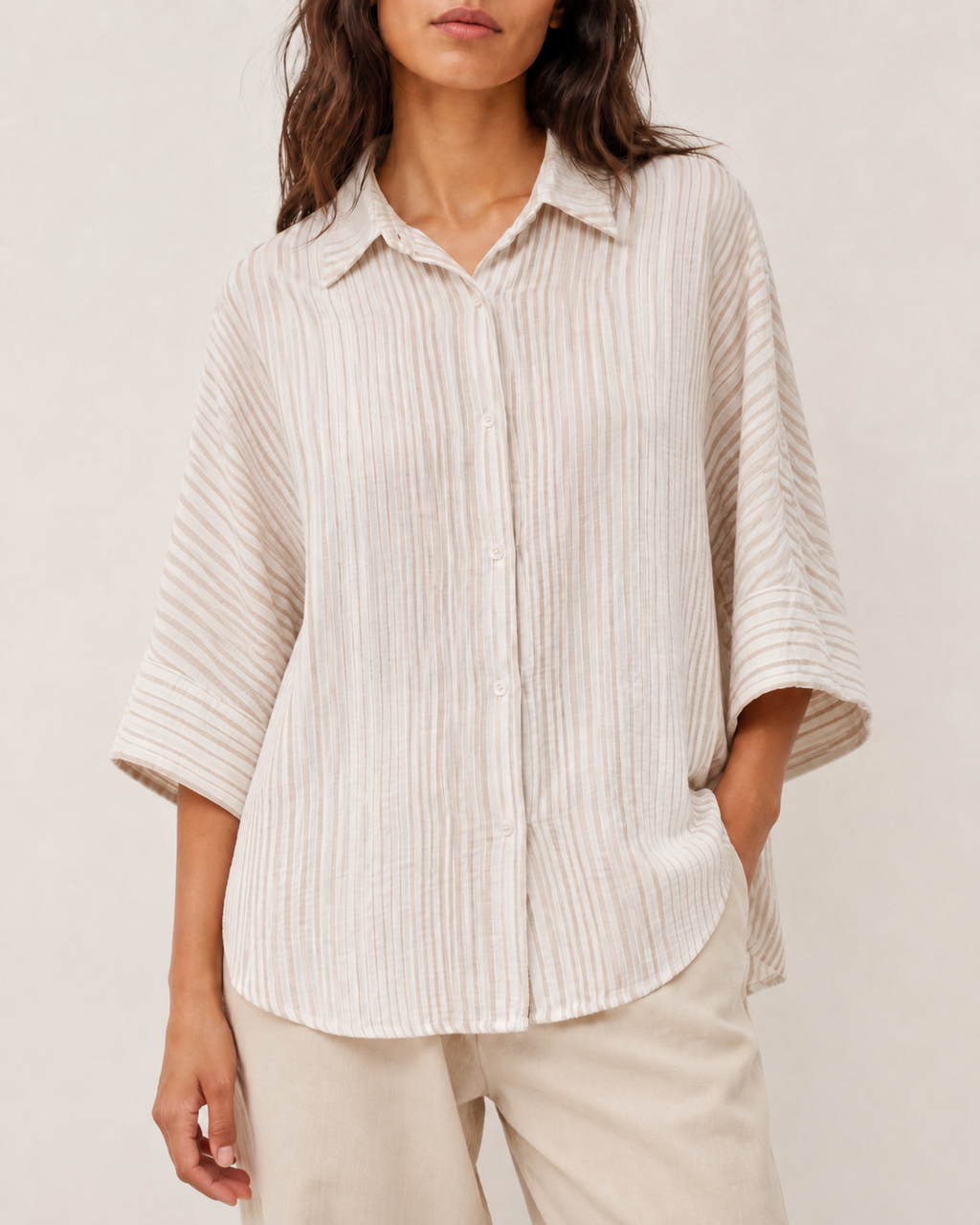 Striped Oversized Shirt