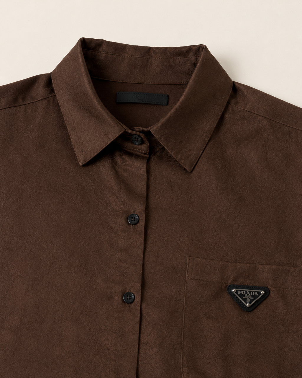 PRADA Satin Oversized Shirt