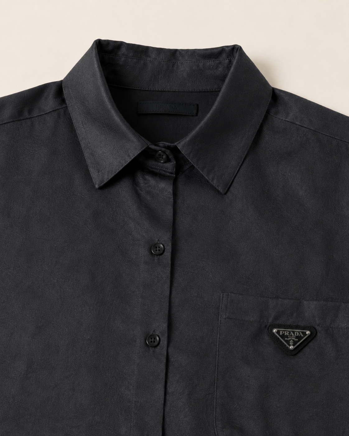 PRADA Satin Oversized Shirt