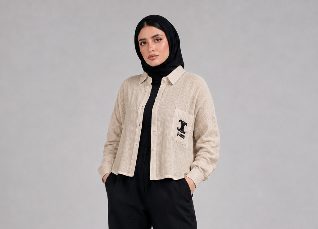 شميز  celine  تطريز