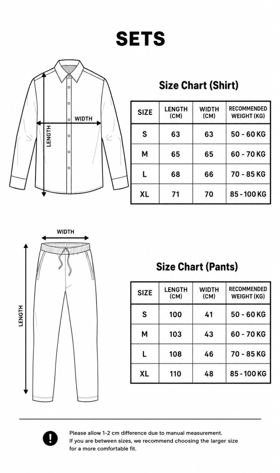 Size guide